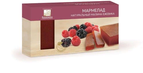  Мармелад пластовый 210г МАЛИНА-ЕЖЕВИКА в Зеленодольске